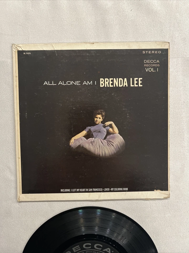 BRENDA LEE ROCKABILLY 33 RPM - ALL ALONE AM I VOL.1 - W/ PIC SLEEVE 7” VINYL - Image 2 of 4