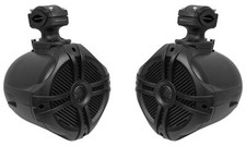 2 Rockville RWB70B 6.5" 250 Watt 360 Swivel Tower Speakers for Kawasaki TERYX