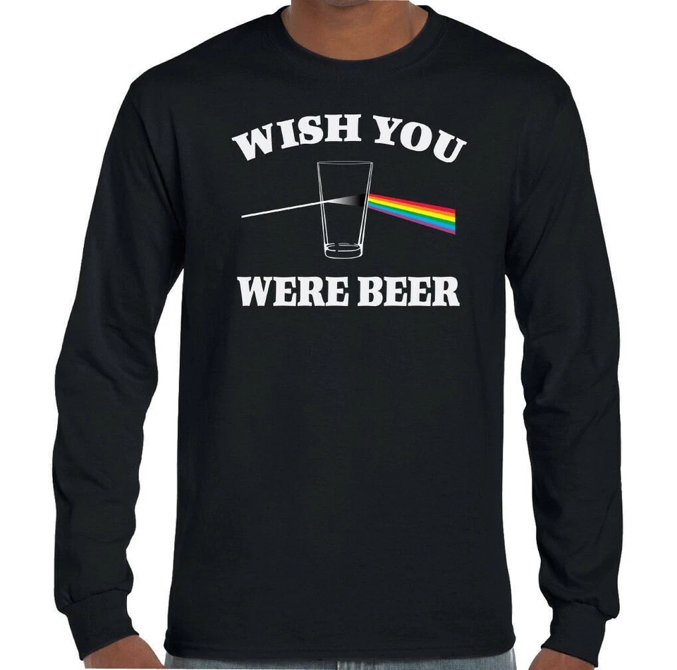 Bier Maglietta Wünschen You Were Herren Lustig Alkohol Parodie Dave Gilmour - Bild 1 von 1