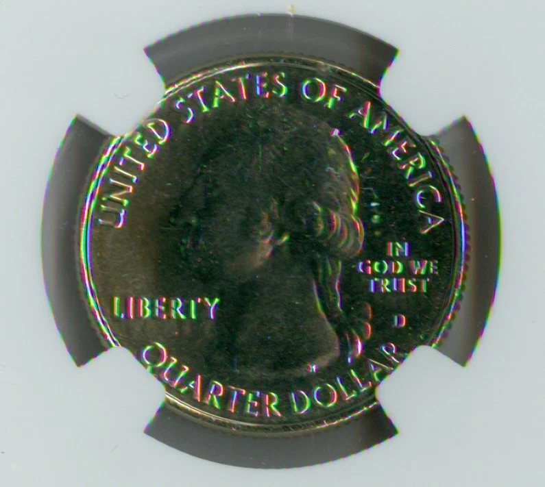 2017 D ELLIS ISLAND QUARTER NGC MS67 MAC PL PQ 2nd FINEST SPOTLESS  .  - Image 3 of 4