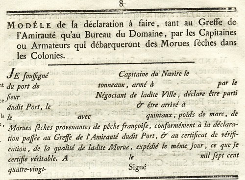 1785 Sept.18, French Royal act concerning premiums for cod fishing, Wroth 2010 - Picture 2 of 12