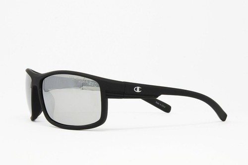 Champion CU5129-03 Men's Polarized Sunglasses Matte Black 62mm Mirrored Lens NWT - Picture 3 of 4