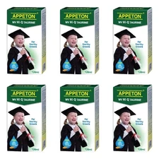 New 6 Boxes APPETON Multivitamin Hi-Q 120ml Taurine Syrup For Healthy Growth