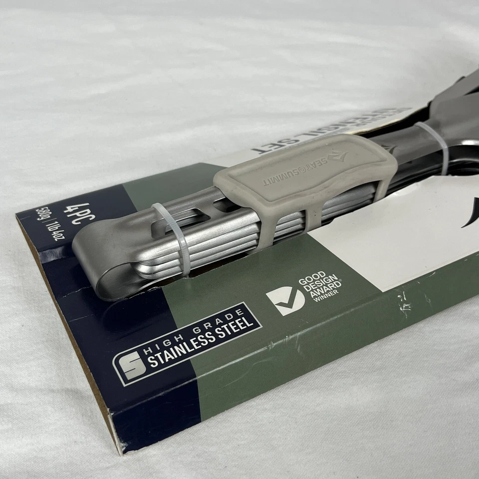 Sea To Summit Detour Utensil Set Stainless Steel 4 piece Camp Kitchen - Image 4 of 4