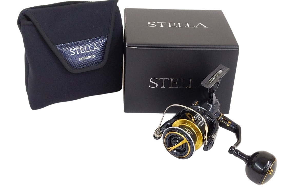 Shimano 20 Stella SW 4000HG Spinning Reel - Black/Gold for sale