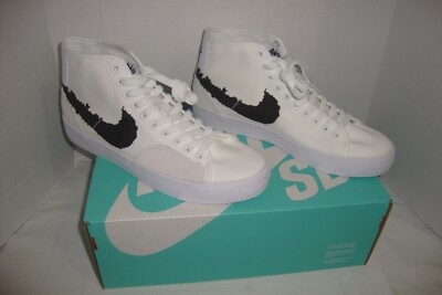 NIB DM8553-100 Men Nike SB Blazer Court Mid Premium Skate Shoe Sneakers Size 8