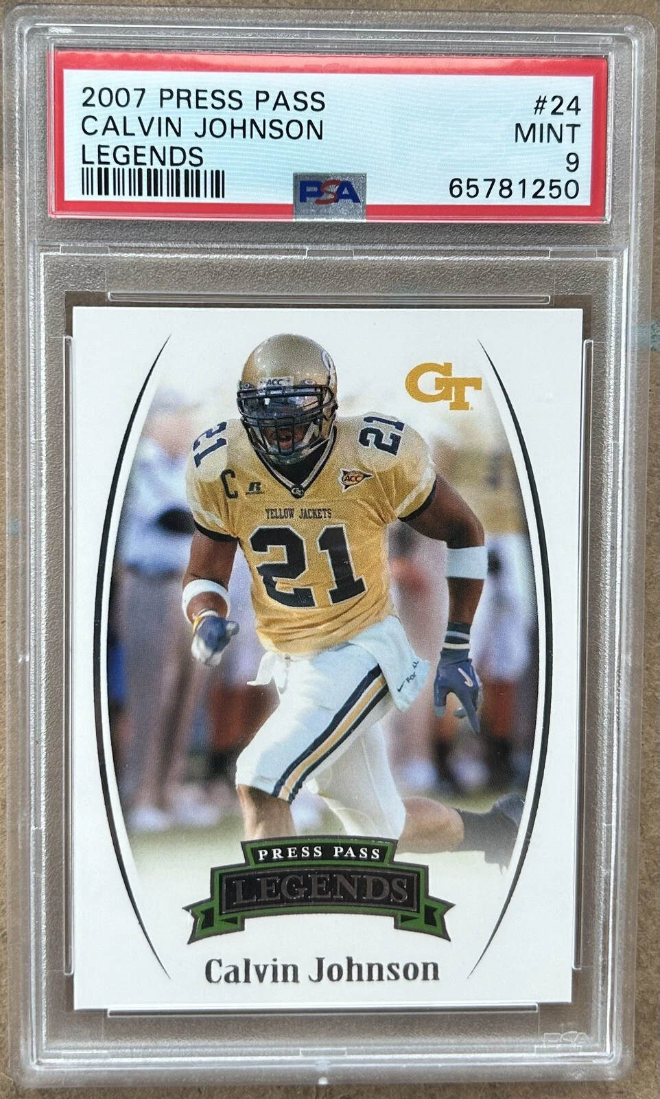 Calvin Johnson Press Pass Legends #24 Legends