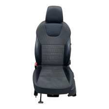 Sitz vorne links Fahrersitz Stoff Leder Sitzheizung Skoda Octavia 5E schwarz