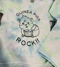 Guinea Pig Sanctuary SWAG Tie Dye Child 4T Rock Swirl Short Sleeve T Shirt Toddl