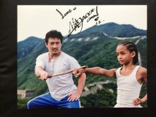 Jacki Chan And Jaden Smith Signed Autogragh 8x10 Reprint Photo.