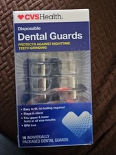 CVS Health DISPOSABLE DENTAL GUARDS (16 Individually Packaged) - NEW UNOPENED