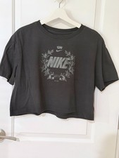 Nike Womens Cropped Printed T-Shirt, Size M, ...