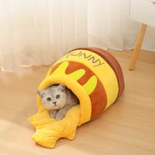 Hot Honey Pot Nest Cute Cat Nest Autumn and Winter Soft and Comfortable Thick Wa