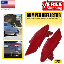 Left+Right Rear Bumper Light Lamp Reflector Lamp For 2019-2022 Honda Sport HR-V