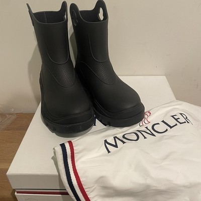 Moncler Misty Rain Boots Black Size 37- Great Deal!