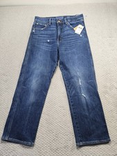 Lucky Brand Jeans Womens 10/30 Authentic Straight Crop Broome Street NWT