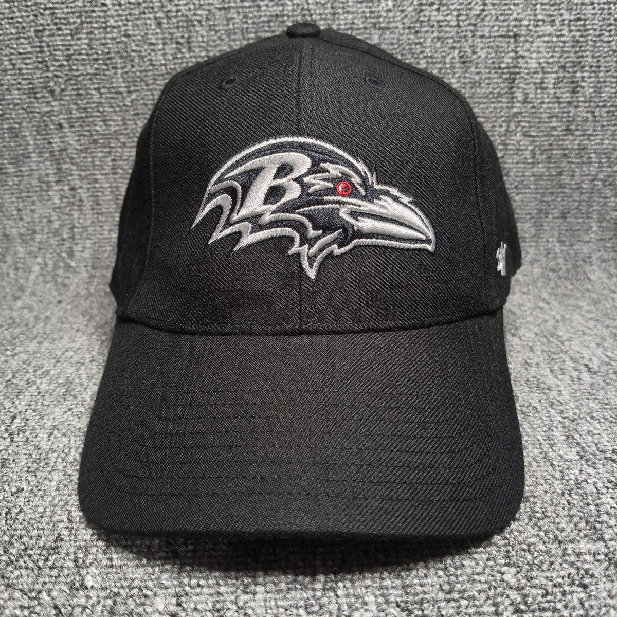 '47 Brand Baltimore Ravens NFL Black Hook and Loop Hat Cap