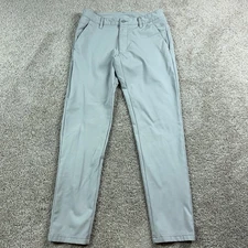 Bylt Pants Mens Small Gray Everyday 2.0 Commuter Performance Stretch Causal