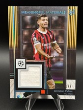 🔥 2024 Topps Museum Pulisic JERSEY RELIC /199 AC Milan USMNT 2026 World Cup USA