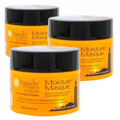 Agadir Argan Oil Moisture Masque, 8 oz - Pack of 3