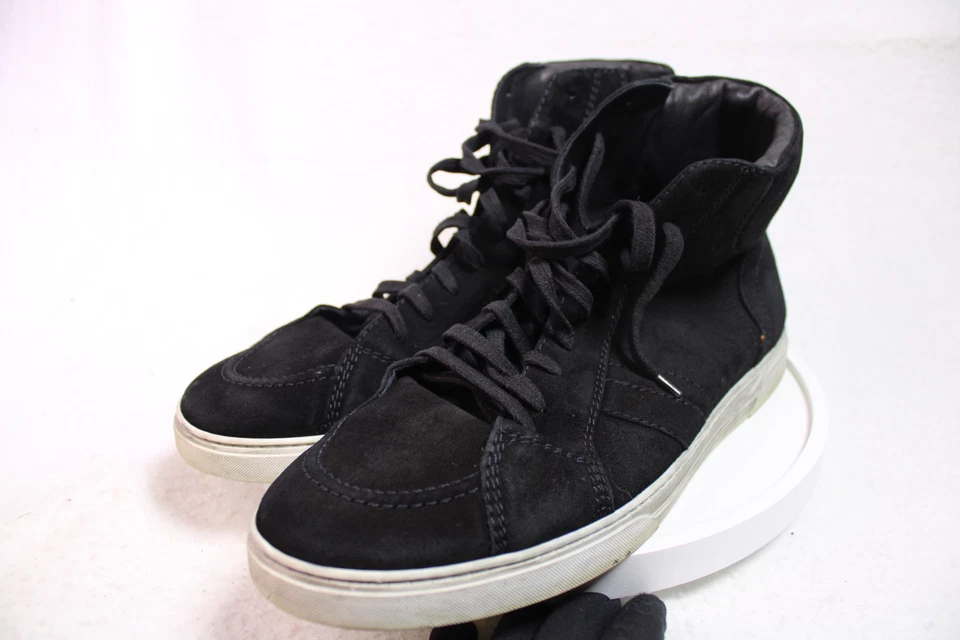 SAINT LAURENT мужские туфли черная замша Joe средний верхний кроссовок 530228 46 туфли США 13 - Изображение 3 из 4