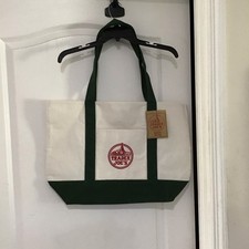 Trader Joe?s Canvas Tote Shoppin Bag  GREEN - SHIPS INTERNATIONAL (NEW)