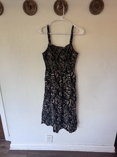 Women's Old Navy Cami Fit & Flare Sleeveless Smocked Midi Dress Size M