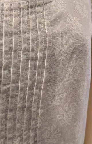 Garnet Hill Leinenkleid Gr. 12 Blumendruck ärmellos Etuikleid Nadeln Biesen - Bild 8 von 16