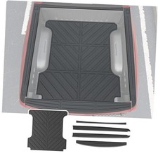 Truck Bed Mat Compatible with 2019 2020 2021 2022 Bed Mat Truck Bed Rail Cap