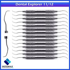 Periodontal Explorer 11/12 Dental Gracey Curette Diagnostic Double Ended Probe