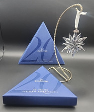 2011 - 20 YEAR - SWAROVSKI Annual Crystal Snowflake Ornament - Mint w/ Box