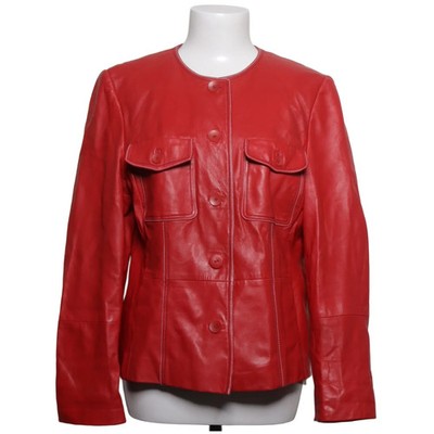 Hey Ruby, Lederjacke, Damen, Größe: 42, Rot, Polyester, Einfarbig #UjK