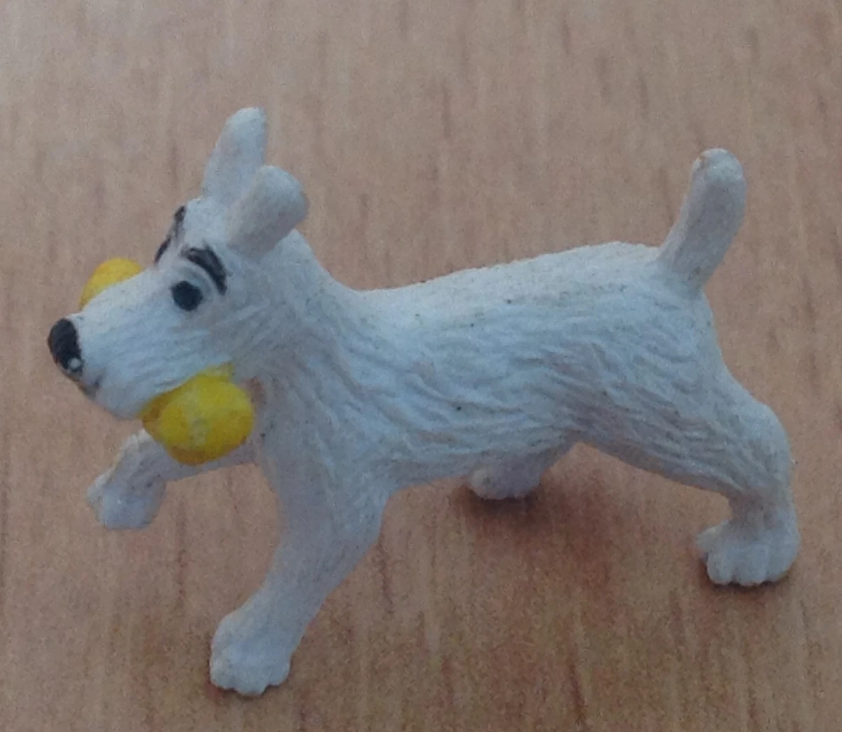 FIGURINE PVC BELVISON ESSO TINTIN KUIFJE HERGE 1973 : TINTIN DOG MILOU LE CHIEN