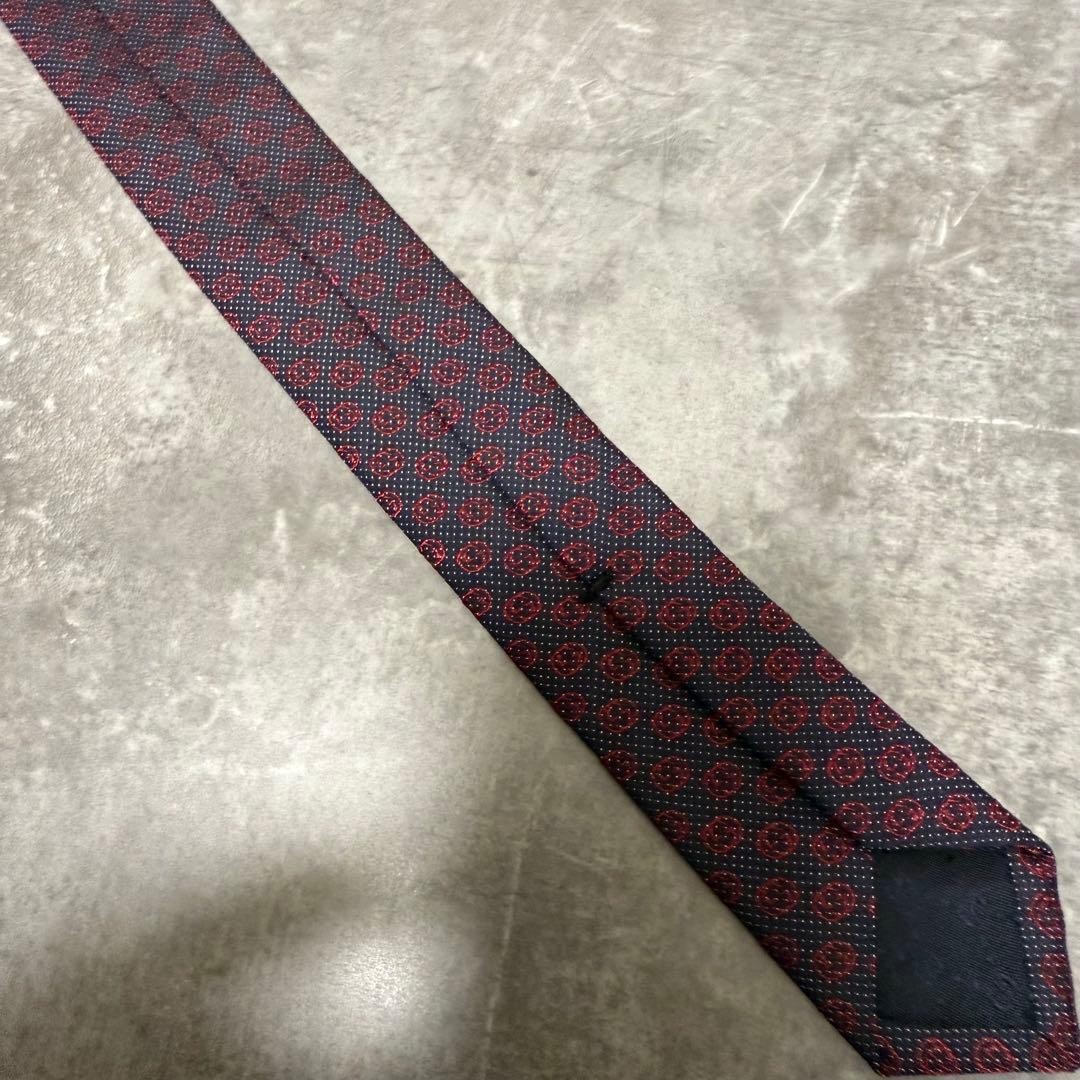 GUCCI GG Pattern Silk Tie - image 7