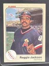 1983 FLEER #93 REGGIE JACKSON ANGELS