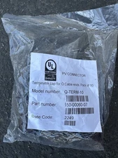 Terminator cap for Q Cable ends. Pack of 10