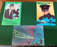 1966 Official Green Hornet Postcards (3 Diff. Unused) See Photos for Condition