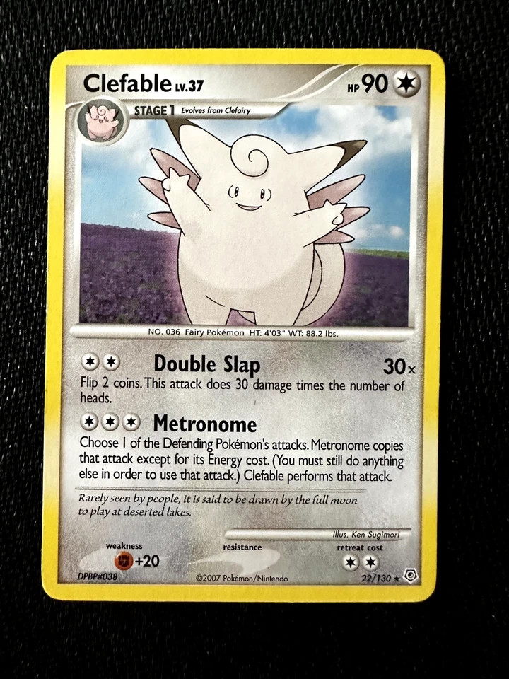 Clefable 22/130 Diamond & Pearl Pokemon Card