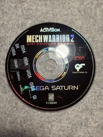 MechWarrior 2 (Sega Saturn, 1997) Disc & Manual Only T&W