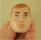 Vintage 1964 Hasbro GI Joe Action Figure Hard Head Red Hair Blue Eyes C8