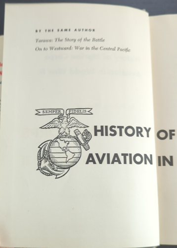 History of Marine Corps Aviation in World War II HBDJ 1st Ed Robert Sherrod 1952 - Afbeelding 8 van 12