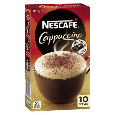 Nescafe Cappuccino 10pk 0.47 Ounce (Pack of 10)