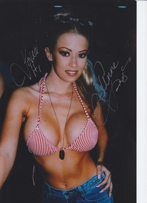 Jenna Jameson - Model, Adult Star 8x12 inch 20x30cm Foto signiert auf AVN Expo