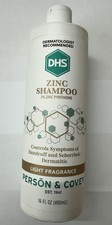 DHS Zinc Shampoo for Dandruff  Seborrheic Dermatitis, 16oz