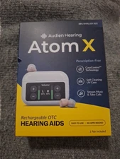 NiB Audien Atom X Rechargeable OTC Hearing Aids