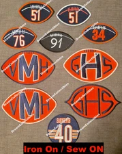 Chicago Bears VMH Patch GHS SAYERS PAYTON BUTKUS McMichael Washington Patches 10