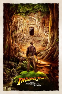 1981 Indiana Jones Raiders Of The Lost Ark Movie Poster Print Harrison Ford 🍿