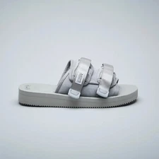SUICOKE MOTO-VS OG-056VS Gray Grey Slides Sandals Slippers