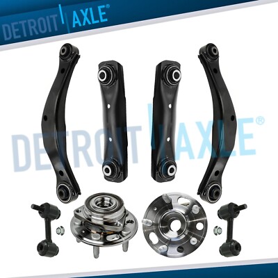 Rear Upper & Lower Control Arms Bearing and Hub for Impala Malibu Lacrosse Regal