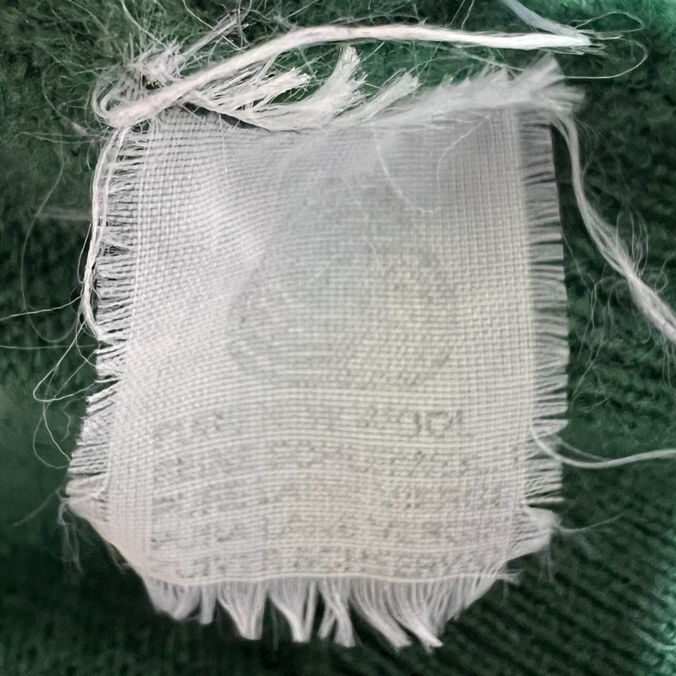 Vintage Burberrys Hunter Green Lambswool Turtleneck Sweater XL 44